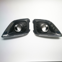 Angkowi fog light frame 14-19 front fog lampshade anti-fog light frame plated decorative frame with bright strip Aung Kowie