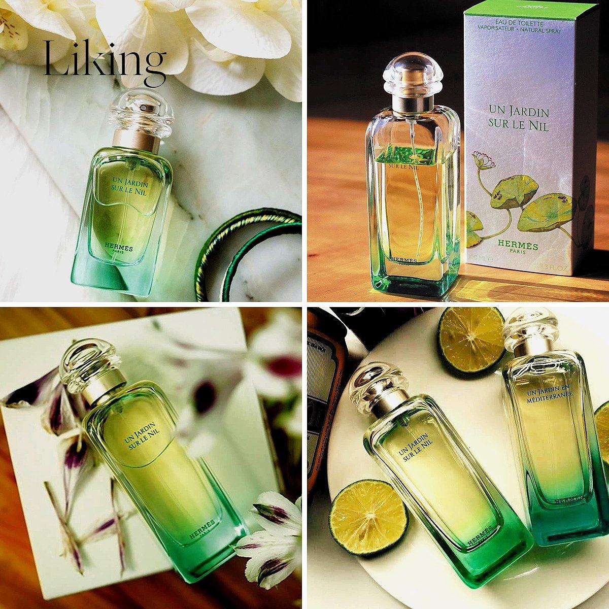 hermes爱马仕un jardin sur le nil尼罗河花园 淡香水30ml100ml