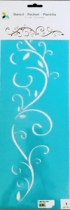 Reunion Circle Handmade Shape Dye Plate Stencil Painted Vine 48558