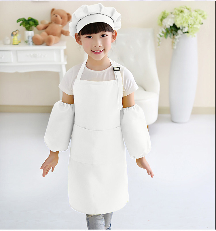 儿童围裙画画衣定制logo幼儿园小孩绘画美术广告围裙印字diy_7折现价5