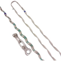 adss optical cable tension clamp 100 200 m span pre-twisted wire tension cable cable corner tensile gold