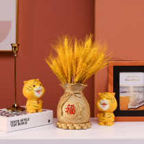 Tiger Years Pendulum Pieces Mascot Zodiac Zodiac Desktop 2022 New Year Jo Relocation New Residence Decoration TV Cabinet Home Decoration Pint