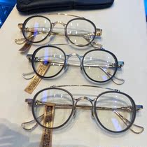 (Chrome Hearts) SPANKY Crowright Eye frames for men and women in silver accessories Retro-Eye frames