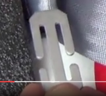 1 britax variable knight original seat belt iron