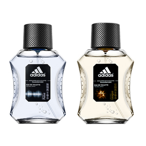Adidas/阿迪达斯男士香水50ml冰点激情征服古龙水久持淡香清新