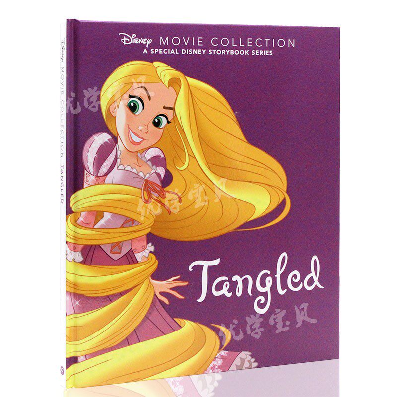 正版disney tangled 长发公主 精装大开 迪士尼经典动画绘本图画故事