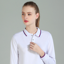 Chunqiu long-sleeved polo shirt custom work clothes t-shirts printed logo factory uniforms custom corporate cultural shirts for men and women