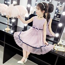 Balabala 3 Childrens Dress 4 Girls Dress 5 Summer 2021 New Princess Skirt Kids 6 Summer 7