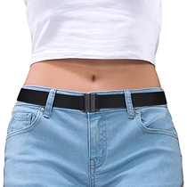Seamless invisible adjustable elastic belt Waist belt Wild elastic buckle belt Simple waist belt female