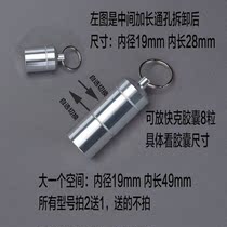 Chain hollow pendant that can be loaded with stuff can be opened with portable waterproof fit for bottle hanging ornament note