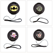 Camera lens cover anti-drop rope three-dimensional cartoon safety rope universal self-adhesive anti-drop buckle protection buckle