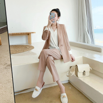 2021 Spring Dress Womens Port Wind Retro Chic Street Pat Temperament Salt Can Sweet GIRL SUIT TWO SUITS