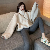 2020 early autumn new coat long sleeve ins Super fire cec loose Korean bf lazy wind waitmore sweater tide