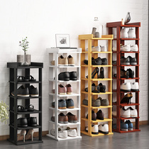 Shoe rack simple door narrow home indoor good-looking shoes shelf dormitory dust shoe cabinet storage artifact saving space