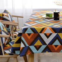 Nordic ins style dining table fabric square coffee table 2021 new fashion net celebrity living room desk tablecloth stall