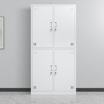 Steel four - door locker staff cabinet locker with lock factory shoe cabinet 4 doors 6 bathroom changing closet