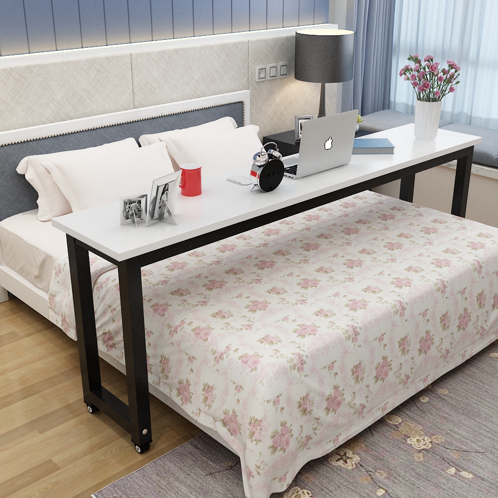 可移动跨床桌笔记本床上用电脑桌多功能床桌懒人桌双人床边书桌