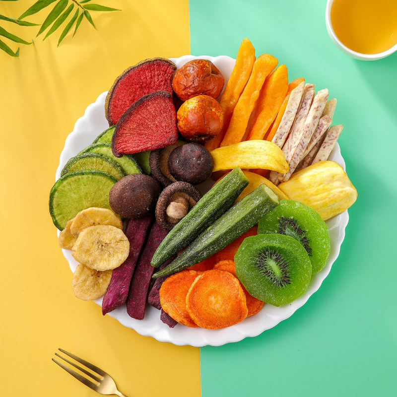 雅集综合什锦果蔬脆片蔬菜干水果干混合装蔬果干冻干网红儿童零食_一