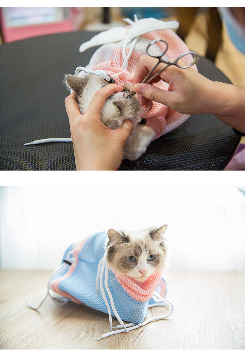 洗猫袋猫洗澡神器幼猫猫包洗澡袋固定袋多功能防抓猫袋子猫咪用品