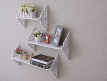 Storage rack Wall wall partition decoration rack simple decorative frame wall hanging living room study single-character shelf without punching