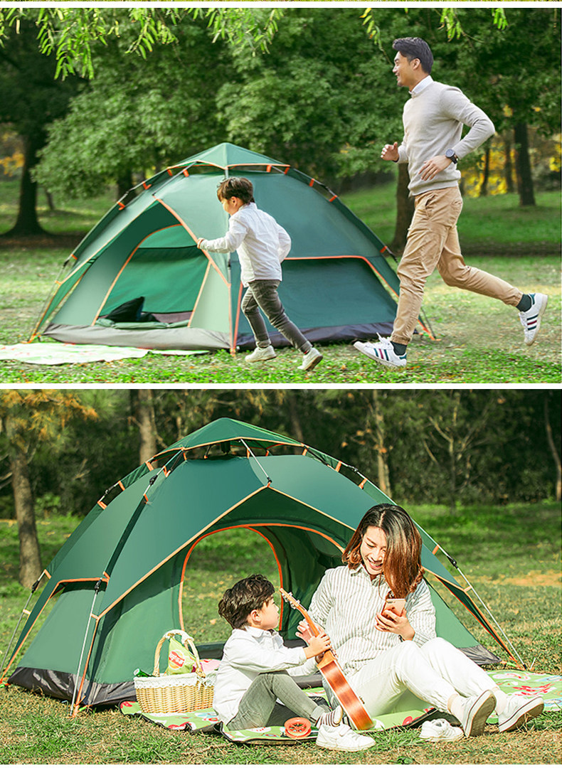 Tent outdoor camping thickened rainproof field camping equipment full