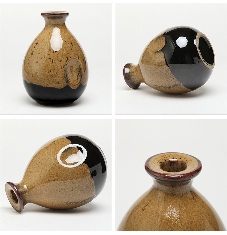 摆件密封古代装酒瓶花瓶酒坛散防水小酒坛土陶家用婚庆窖藏酒店