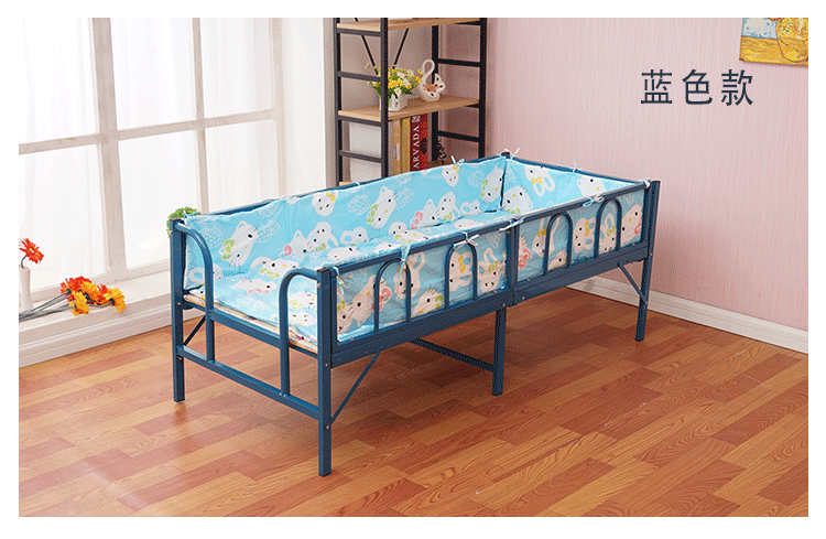 折叠省空间单人幼儿床围栏女孩围宽学生床围幼儿园小孩子儿童床