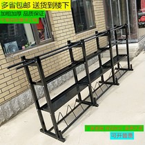 Heavy duty shelf Multi-layer warehouse shelf kettlebell medicine ball rack Gym storage rack Yoga ball rack barbell piece rack