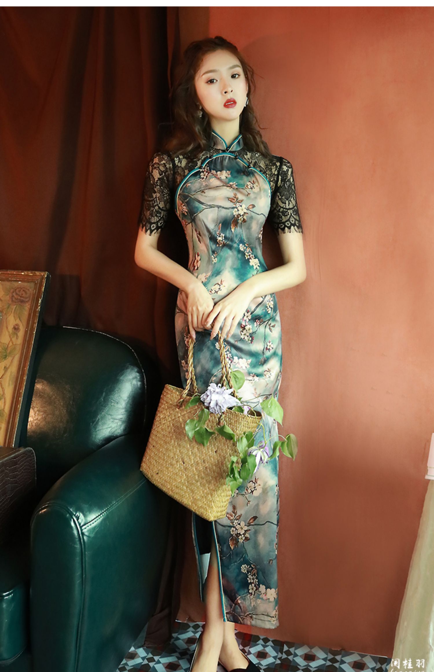 改良版旗袍2020年新款年轻款少女复古老上海民国风连衣裙长款夏天