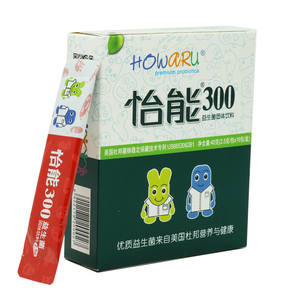HOWARU怡能300益生菌 成人 调理肠胃肠道 300亿活性菌 益生菌粉