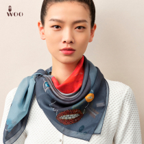 woo love rose mulberry silk scarf seaside beach towel spring and summer silk long shawl silk scarf