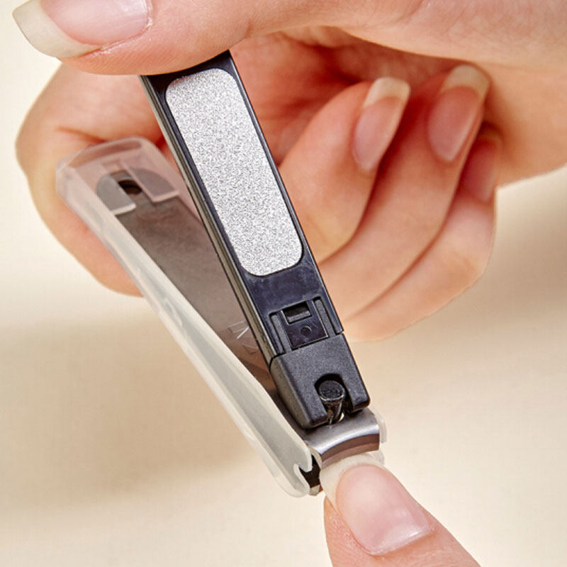 kai贝印日本进口指甲刀套装不锈钢防飞溅指甲钳剪指甲刀指甲剪