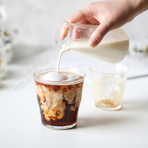 Mint life creative thick bottom water wave Moonlight glass heat-resistant glass cup bubble water cup ice coffee cup