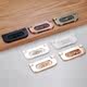 Drawer handle black door handle desk simple alloy kitchen cabinet hardware accessories TV cabinet pull door furniture Drawer handle black door handle desk simple alloy kitchen cabinet hardware accessories TV cabinet pull door furniture