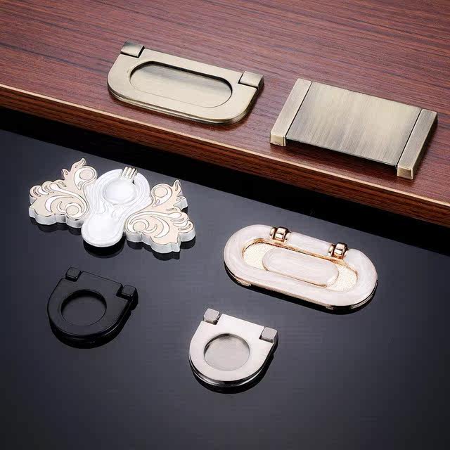 Drawer handle black door handle desk simple alloy kitchen cabinet hardware accessories TV cabinet pull door furniture Drawer handle black door handle desk simple alloy kitchen cabinet hardware accessories TV cabinet pull door furniture