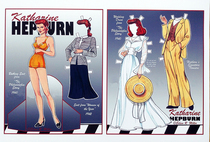 Katharine Hepburn Catherine Hepburn Retro paper doll Change paper doll paper doll
