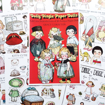 dolly dingle tomato soup doll vintage paper doll dressup paper doll paper doll Group A