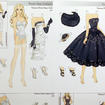 Girl vintage paper doll dressup paper doll paper doll dressup