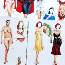 Raquel retro paper doll change paper doll paper doll change