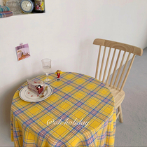 ok honey*Korean wind in cream large plate tablecloth picnic cloth hangs on dorm restaurant residential decoration