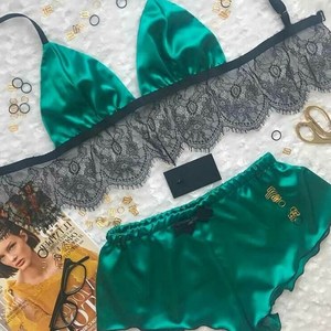 Women Lace Two Piece Swimsuit Sexy Underwear Set Beachwear