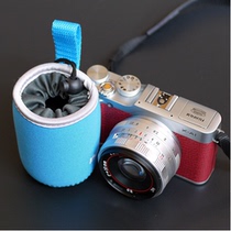 Lens bag lens bag lens barrel (diving material high elasticity anti-impact) SLR camera