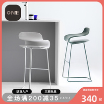 Nordic Bar Bar Ironicle Modern Red in Cafe High Chair High Chair High Level Held Stool Designer Chair