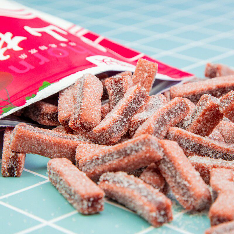 山楂条糕球果丹皮儿童怀旧小零食328克×4袋装山楂糕零食果脯蜜饯