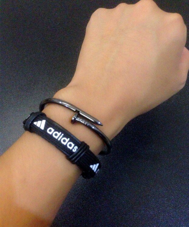 腕带简约个性情侣运动手工编制牛篮球球迷用品阿迪手环女学生潮