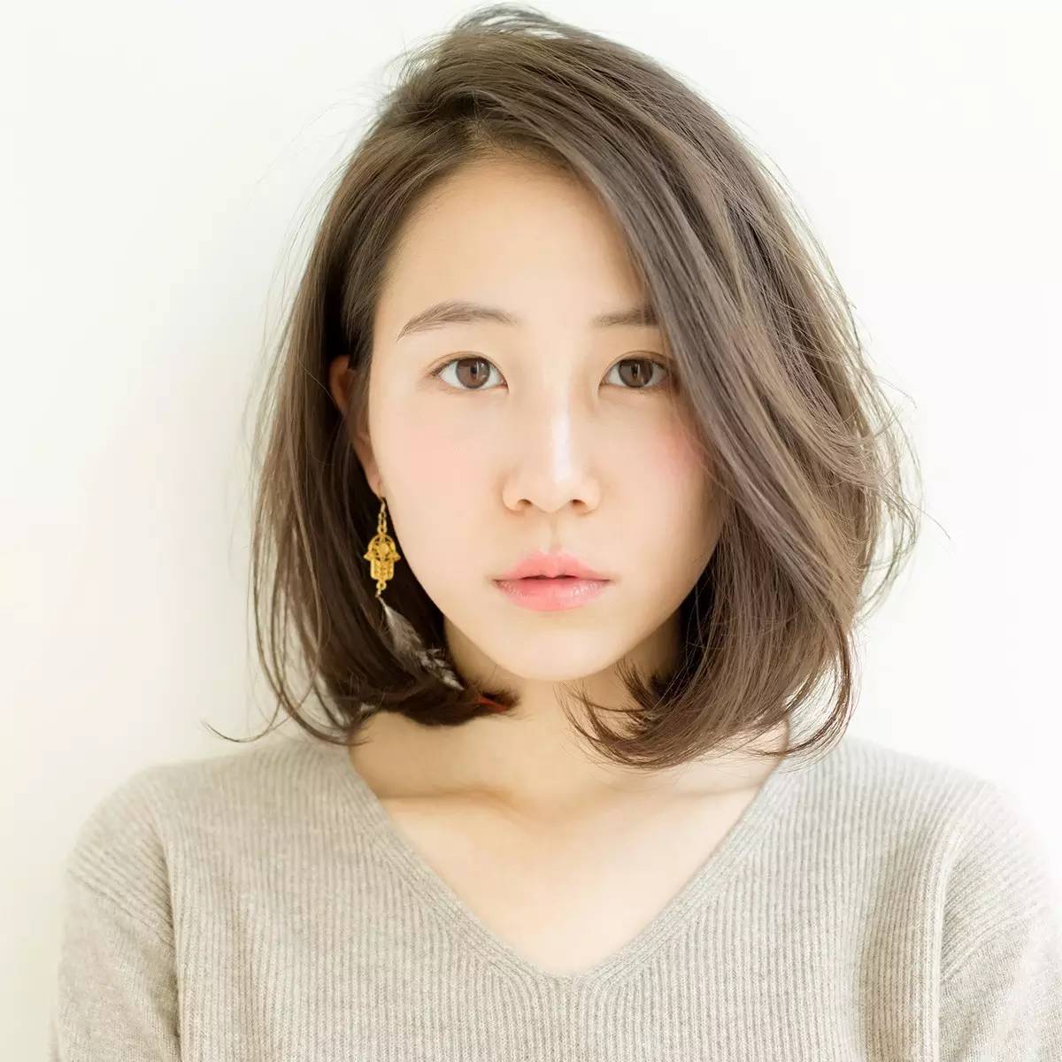 小脸 短发完美逆袭长发女神