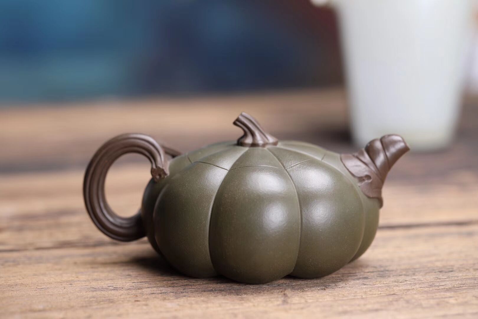 宜兴紫砂茶壶全纯手工茶具名家正品原矿绿泥紫泥王红娟双色南瓜壶