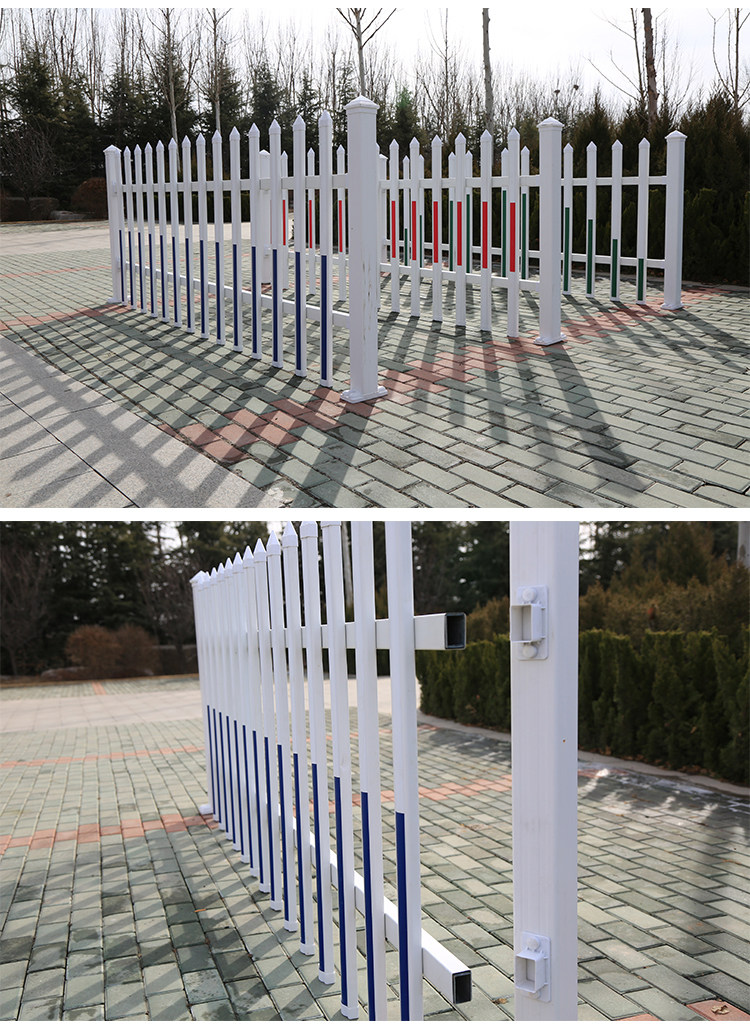 pvc塑钢围墙护栏庭院围挡变压器栅栏社区草坪别墅栏杆花园隔离栏