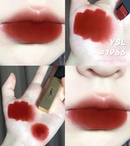 Super play every day to paint YSL Saint Laurent small gold bar Lipstick Lipstick 1966 matte fog face White King