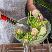 Spicy hot selection of vegetable pots crystal basin plastic Yang Guofu acrylic round pick up dish for vegetable dishes self-selected pots